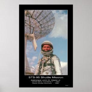 Astronaut John H. Glenn Jr. Poster