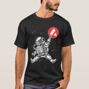 Astronaut Jump Avalanche AVAX To The Moon Crypto T T-Shirt