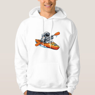 . Astronaut Kayaking Hoodie
