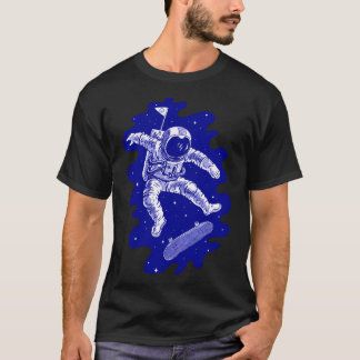 Astronaut Kickflip In Space T-Shirt