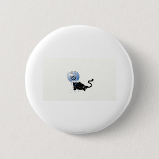 astronaut kitteh 6 cm round badge