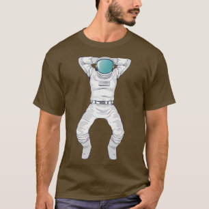 Astronaut Lounging in Space T-Shirt