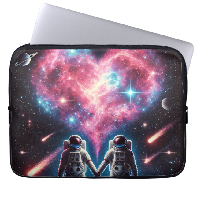 Astronaut Love Electronics Sleeve -Electronics Bag (Front)