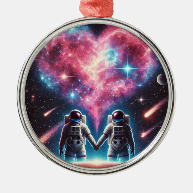 Astronaut Love Ornament (Front)