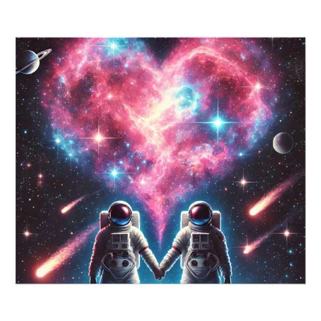 Astronaut Love Photo Print (Front)