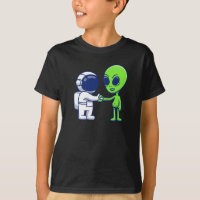 Astronaut Meets Alien T-Shirt