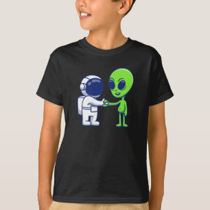 Astronaut Meets Alien T-Shirt