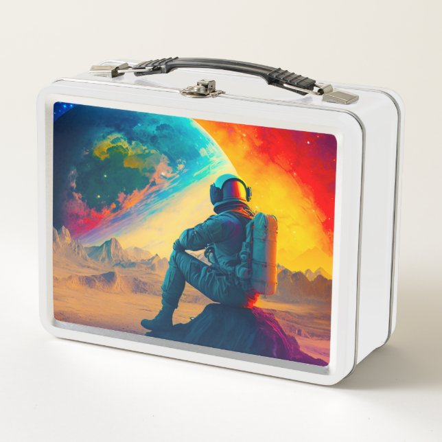 Astronaut Metal Lunch Box (Front)