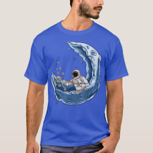 Astronaut Mining Bitcoin Funny Crypto Mining T-Shi T-Shirt