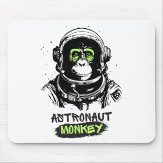 Astronaut Monkey Cool Computer Mouse Pad