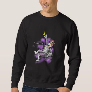 Astronaut Monkey - Reaching For A Banana Sweatshirt