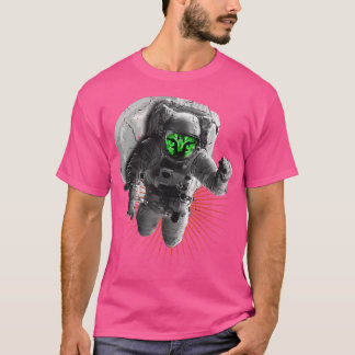 Astronaut Monster Space Moon Space Planets  T-Shirt