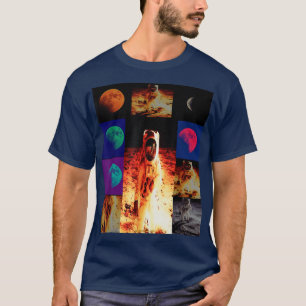 Astronaut Moon EDM T-Shirt