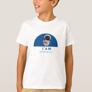 Astronaut Moon T‑Shirt • Space Explorer Graphic Te T-Shirt