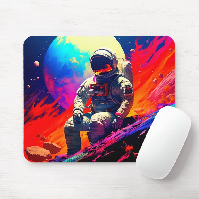 Astronaut Mouse Pad (With Mouse)