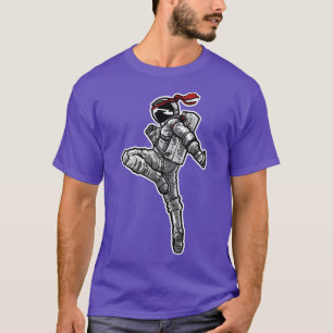 Astronaut Muay Thai Boing Karate Kickboing  T-Shirt