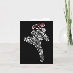 Astronaut Muay Thai Boxing Karate Kickboxing  Card