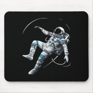 Astronaut Muay Thai Boxing Karate Kickboxing Marti Mouse Pad