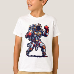 Astronaut Muay Thai Boxing Karate Kickboxing Marti T-Shirt