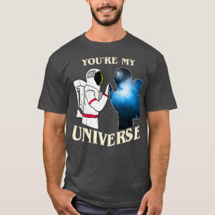 Astronaut My Universe Boyfriend Girlfriend T-Shirt