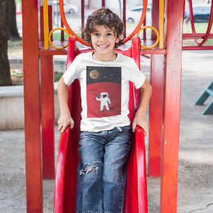 Astronaut on Mars Space Explorer Red Planet  T-Shirt