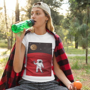 Astronaut on Mars Space Explorer Red Planet  T-Shirt