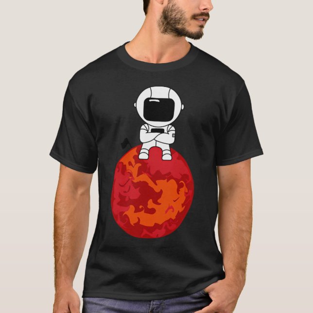 Astronaut On Mars T-Shirt (Front)