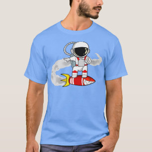 Astronaut On Rocket T-Shirt