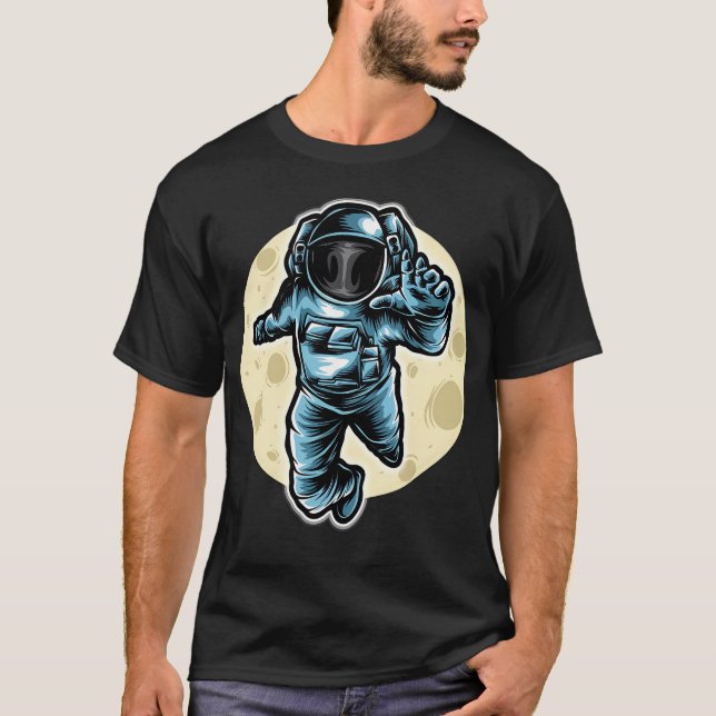 Astronaut On The Moon T-Shirt (Front)