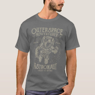 ASTRONAUT OUTER SPACE ADVENTURE REACH FOR THE STAR T-Shirt