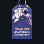 Astronaut Outer Space Kids Birthday Party Favour G Gift Tags<br><div class="desc">Cute and colourful design for kids,  boys and girls who love outer space,  astronaut,  rocket ship,  planets and stars. Perfect party favour for kids birthday,  baby shower and other occasions with space theme. Personalised the wording to match your celebration.</div>