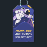 Astronaut Outer Space Kids Birthday Party Favour G Gift Tags<br><div class="desc">Cute and colourful design for kids,  boys and girls who love outer space,  astronaut,  rocket ship,  planets and stars. Perfect party favour for kids birthday,  baby shower and other occasions with space theme. Personalised the wording to match your celebration.</div>
