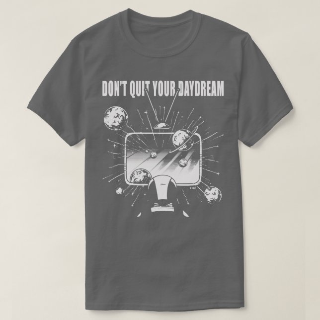 Astronaut Outerspace Explorer Solar System Planets T-Shirt (Design Front)