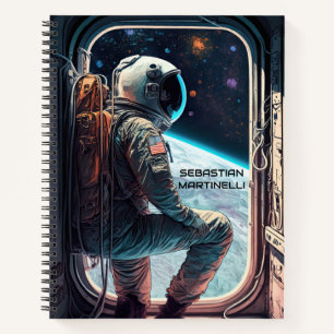 Astronaut Personalised Notebook