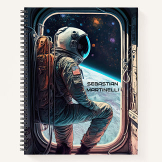 Astronaut Personalised Notebook