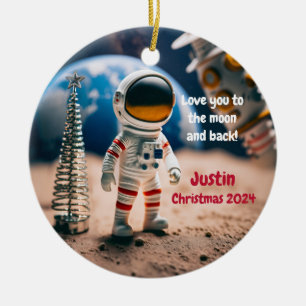 Astronaut Personalized Christmas Ornament