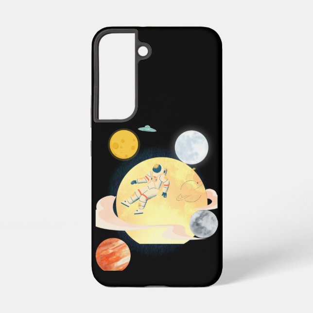 Astronaut phone  samsung galaxy s22 case (Back)