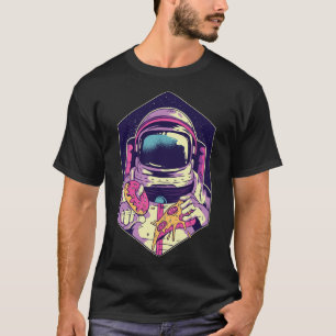 Astronaut Pizza and Doughnuts. Outer Space Food Co T-Shirt
