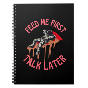 Astronaut Pizza Funny  Notebook