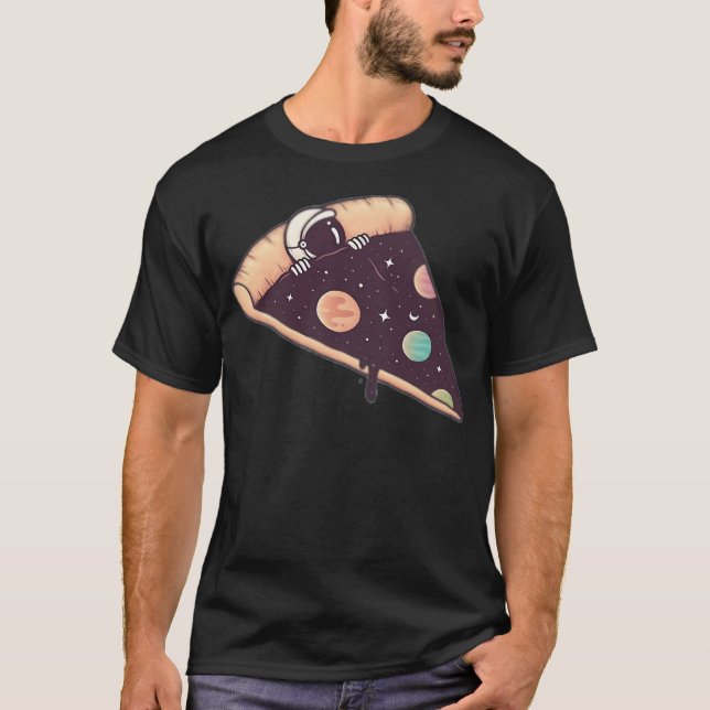 Astronaut Pizza T-Shirt (Front)
