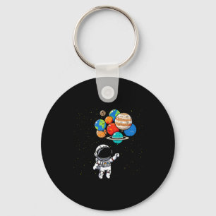 Astronaut Planet Balloons Cute Space Galaxy Boys G Key Ring