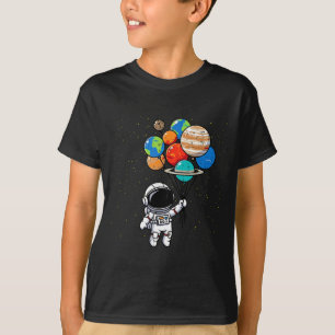 Astronaut Planet Balloons Cute Space Galaxy Boys G T-Shirt