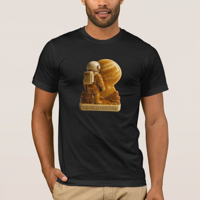 Astronaut Planète Jupiter T-Shirt (Front)