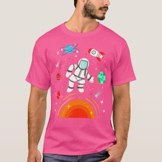 Astronaut Planets Outer Space 1 T-Shirt