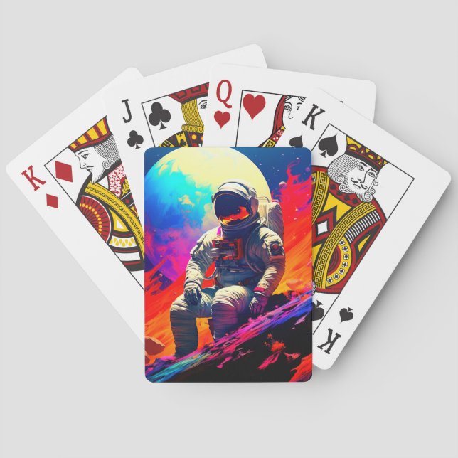 Astronaut Playing Cards (Back)