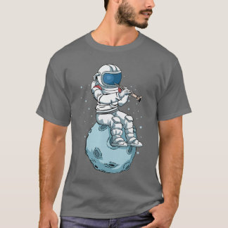 Astronaut Playing Oboe Oboist Music Oboe family re T-Shirt