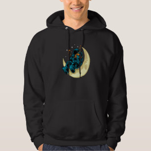 Astronaut Playing Violins On The Moon Cosmonauts S Hoodie