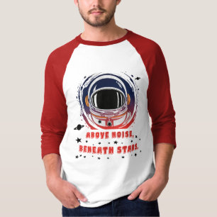 Astronaut Portrait Sleeve Raglan T-Shirt