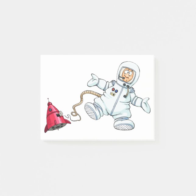 astronaut post-it notes (Front)