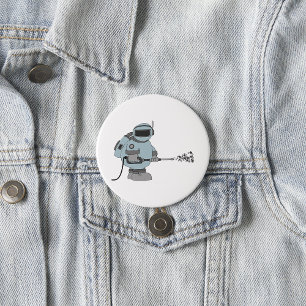 Astronaut Pressure Wash 7.5 Cm Round Badge